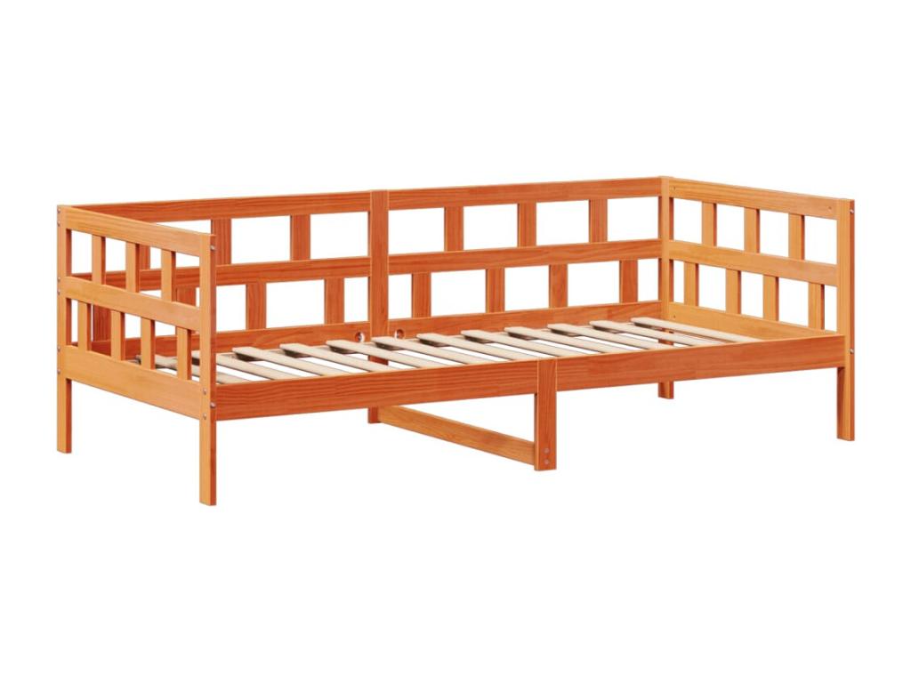 Daybed with canopy, mattress not included, 80x200 cm, solid wood, SYJG76397