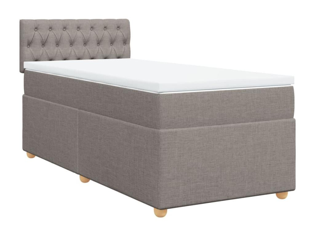 Domopure bed base with Domopure mattress 100x200 cm Fabric QSKG40188