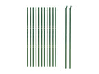 Green chain link fence 1.4x25 m FXDS73753