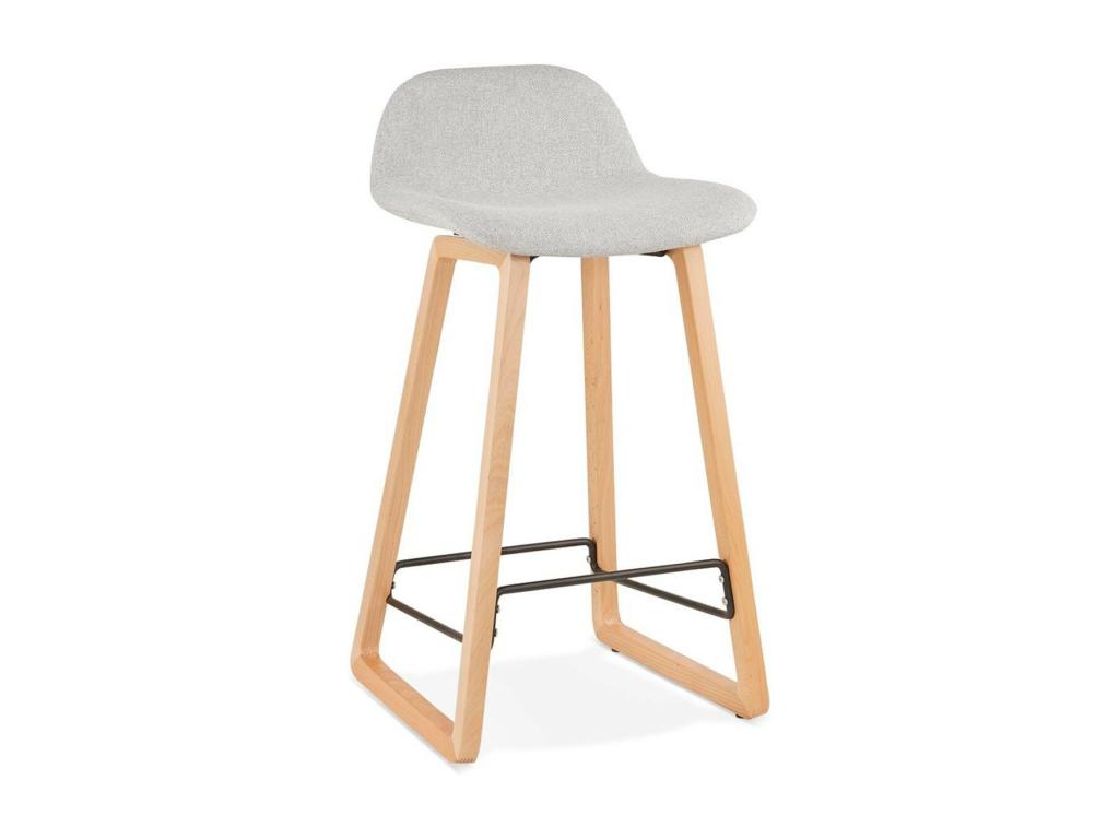Domopure Designer Bar Stool 86cm Grey / Natural UWEP86014