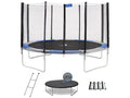 Chicyla - 430cm round trampoline with safety net, ladder, tarpaulin and Chicyla anchoring system - Chicyla 430 ZHEP63947