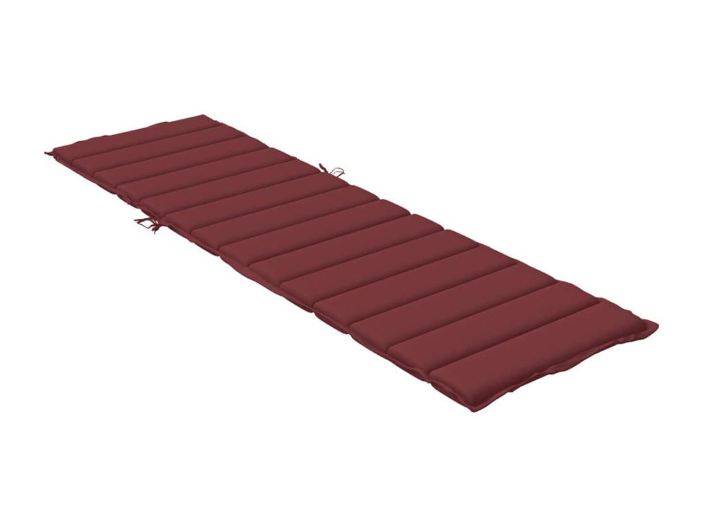 Burgundy red chaise lounge cushion, Chicylaé, 200x60x4 cm, RXRC78309
