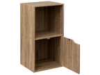 Wood-effect MDF storage unit, oak color - W- 34.4 x D- 32 x H- 67.6 cm YBWD09804