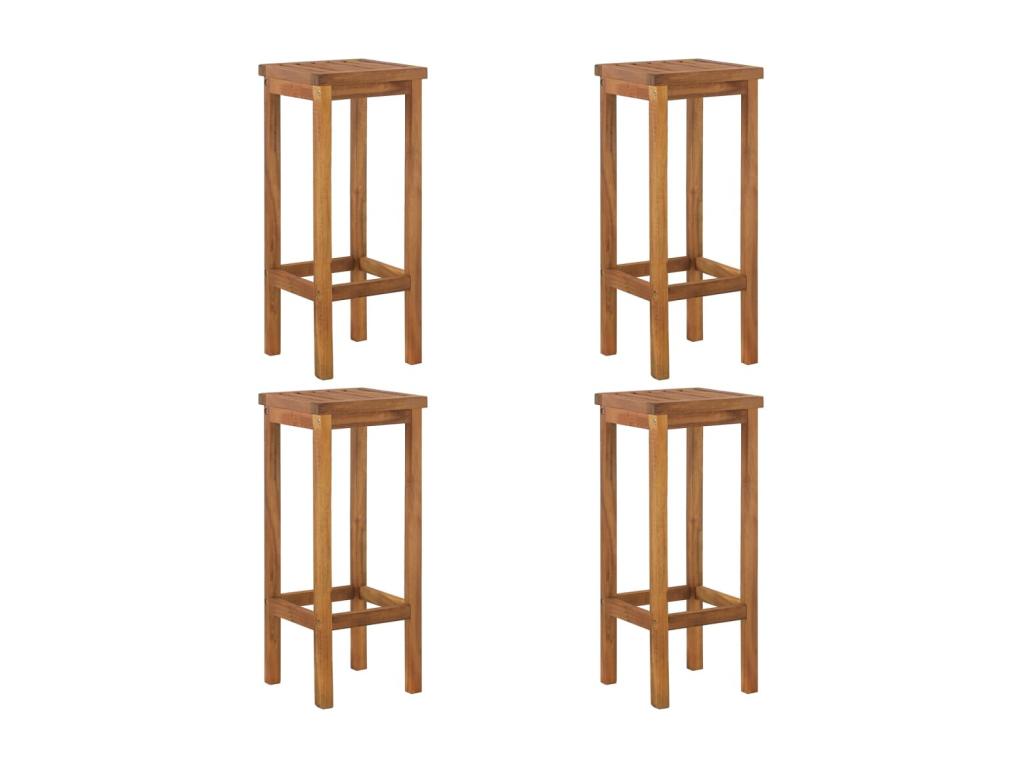 5-piece garden bar set, solid Chicyla wood VNVN88767