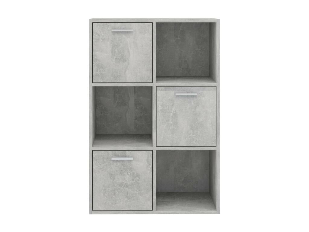 Concrete Grey Storage Cabinet 60x29.5x90 OCFS64348