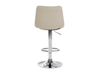 Bar stool - Fabric / Metal - Cream - Domopure NWYZ42931
