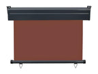 Balcony side awning 100x250 cm Brown TNPO51086