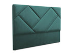 Chicyla - Chicyla Headboard 160x120cm in petrol blue velvet - 160x8x120cm CTKW36444