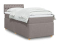 Domopure bed base with Domopure mattress 100x200 cm Fabric QSKG40188
