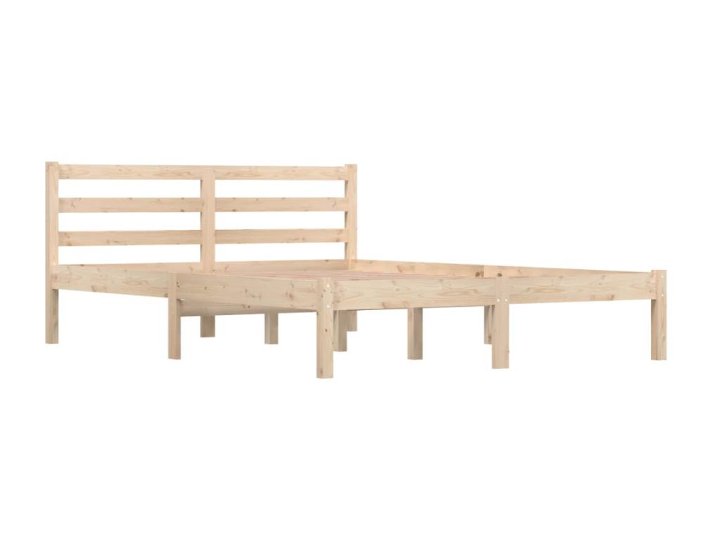 Solid pine wood bed 135x190 Double TYOM14099