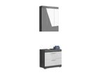 Domopure bathroom set – Vanity unit and storage with mirror EHOY84193