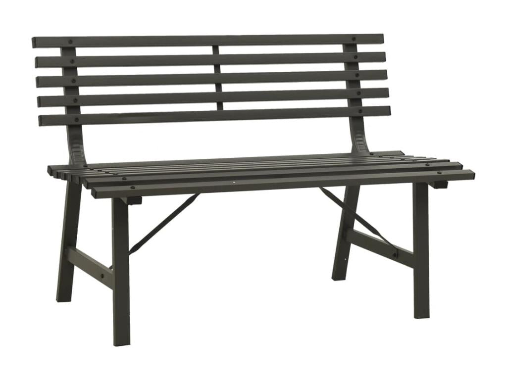 Black garden bench, 110x59x76.5 cm, 02 0011166 TGWB59652