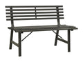 Black garden bench, 110x59x76.5 cm, 02 0011166 TGWB59652