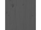 Grey Headboard 186x4x100 cm Solid Pine Wood WOSX53130