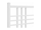 Metal bed frame without mattress with white bed legs 90x190cm SHJN19845