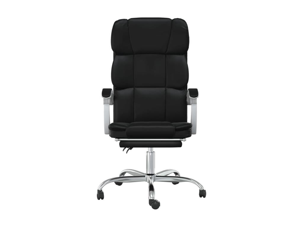 Black Faux Leather Reclining Office Chair CCIE27891