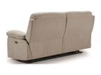 Chicyla fabric reclining sofa - Light Beige color - 2 fixed seater JZRI56425