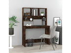 Desk with shelves, smoked oak, 102x45x148 cm, engineered wood, SQQJ01173