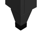 Black Locker Cabinet 38x45x180 cm Steel HNVC14004