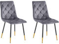 Chair 2 Pack Metal Anthracite LCQJ20274