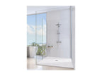 Chicyla Slim White 70x180 cm Shower Tray in Synthetic Resin and Marble Powder with Free Drain ZGWT78870