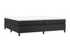 Black bed frame 200x200 Faux leather DMWK02639
