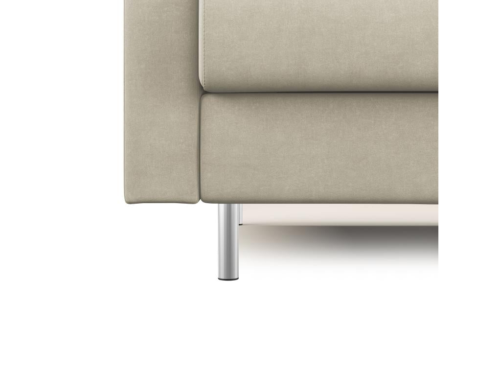Domopure Detachable Microfiber Convertible Sofa T11 188 cm matte - 140x197 cream KYON43676