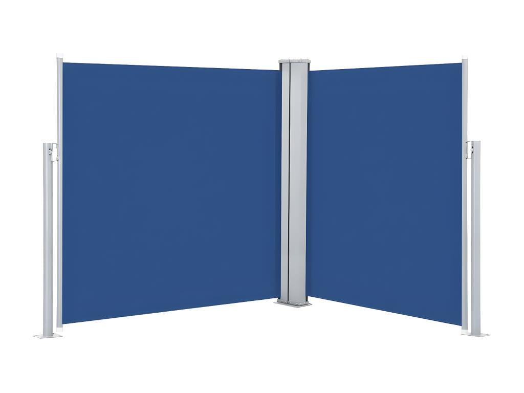 Retractable side awning, blue, 140x600 cm, FCLZ10617