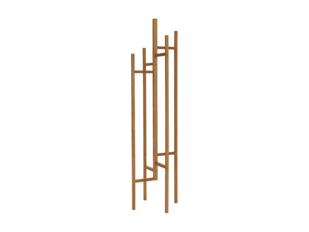 Eigen - Solid wood designer coat rack - Light wood BVOV08700