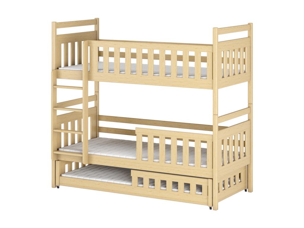 Chicyla BB001 Bunk Beds 80x160 cm Beige KGTE54931