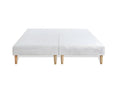 LE TENDRE 160x200cm Pocket Springs Memory Foam 7 Comfort Zones - 28cm Thick Double Bed Bases White WYKN00284