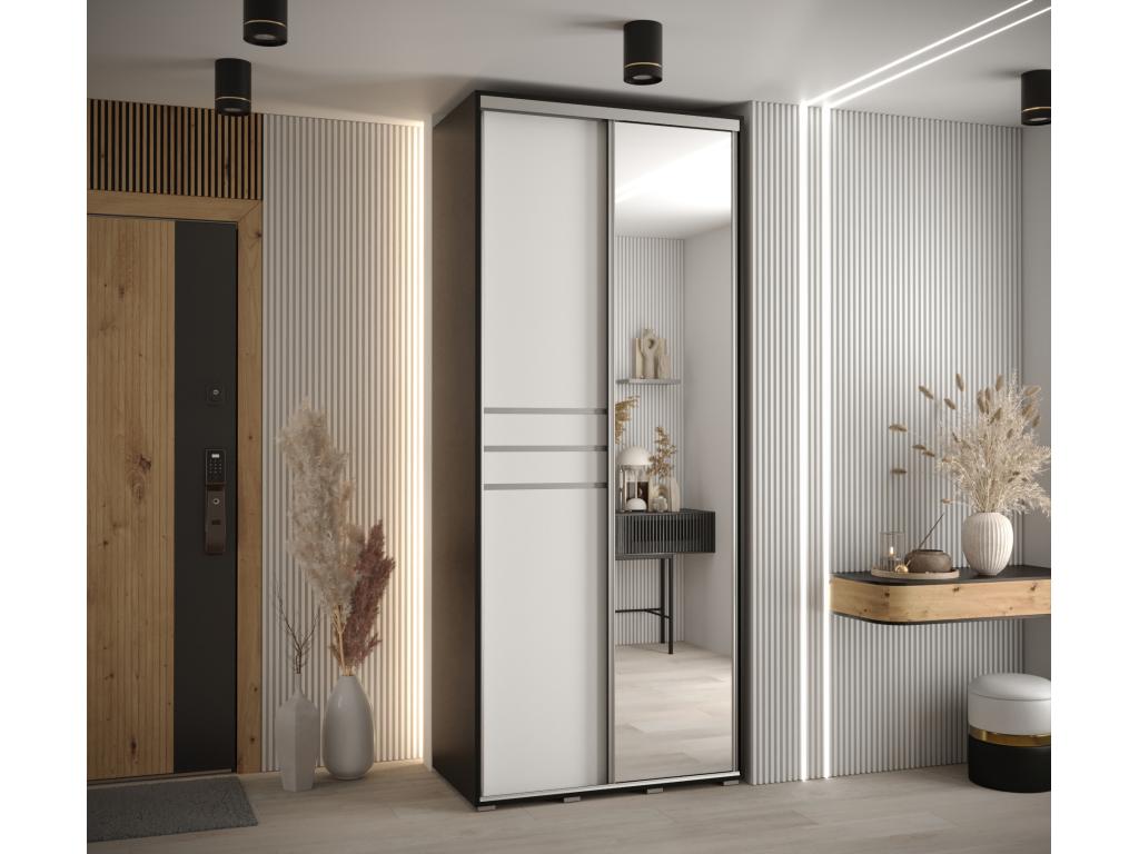 Chicyla 11 Sliding Door Wardrobe 235.2/100/60 2 Doors LSAL82133