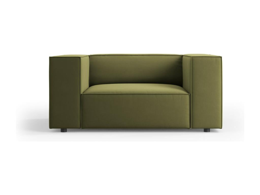 Domopure - Domopure armchair in light green velvet - 124x102x70cm TDAQ28665
