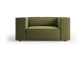 Domopure - Domopure armchair in light green velvet - 124x102x70cm TDAQ28665