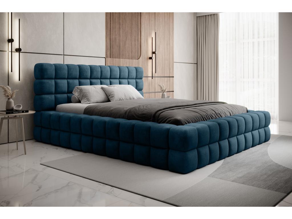 Domopure S Bed 140x200 /Fabric/Blue UYHK39761