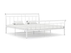 White Metal Bed 160x200 ATYX04935