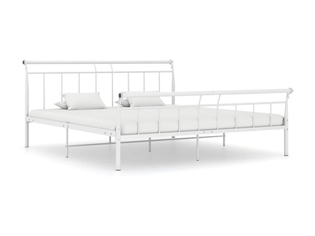 White Metal Bed 160x200 ATYX04935