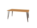 Domopure - Dining table 80x100 in natural oiled wild oak ARUL78398