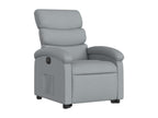 OKFF82873 Light Grey Fabric Electric Recliner