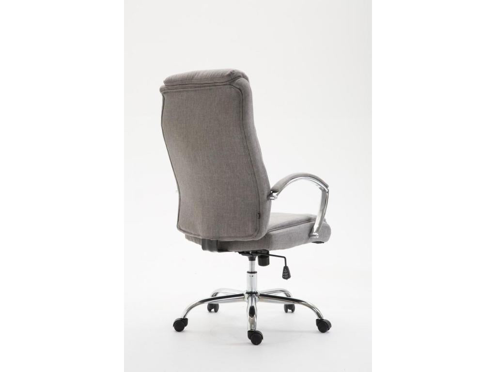 Office chair - Fabric / Chrome metal - Grey - XL Vaud LBDO42019