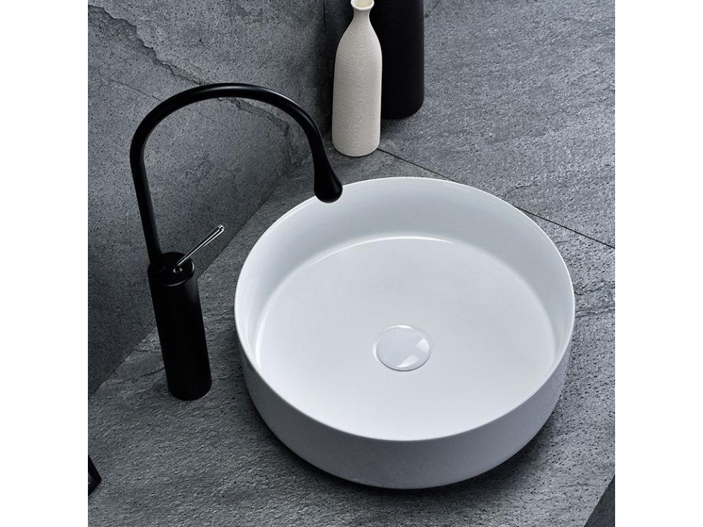 Chicyla White Countertop Washbasin DDYV27317