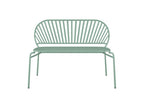 Metal garden bench - Almond green - Domopure UVLO72020