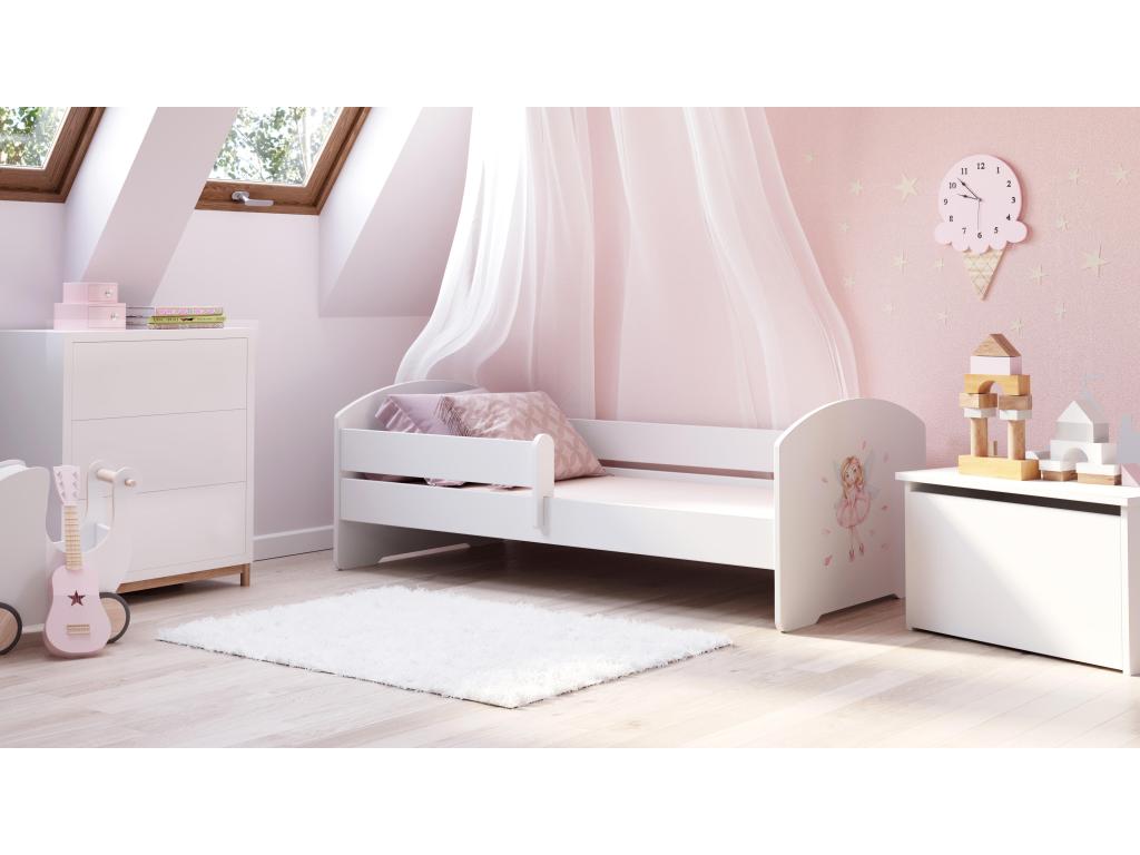 Domopure KSB001 Children's Bed 85x164x63 White ZLLE07695
