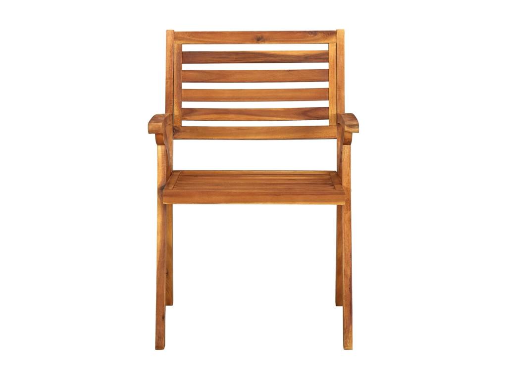 Garden chairs with cushions, 8 pieces, solid Domopure wood, YQUW38472