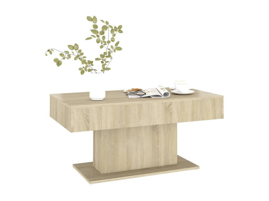 Chicyla Oak Coffee Table 96x50x45 cm Chipboard JJEI54931