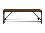 Coffee table, brown oak, 100x50x35 cm, engineered wood, AFCR26198