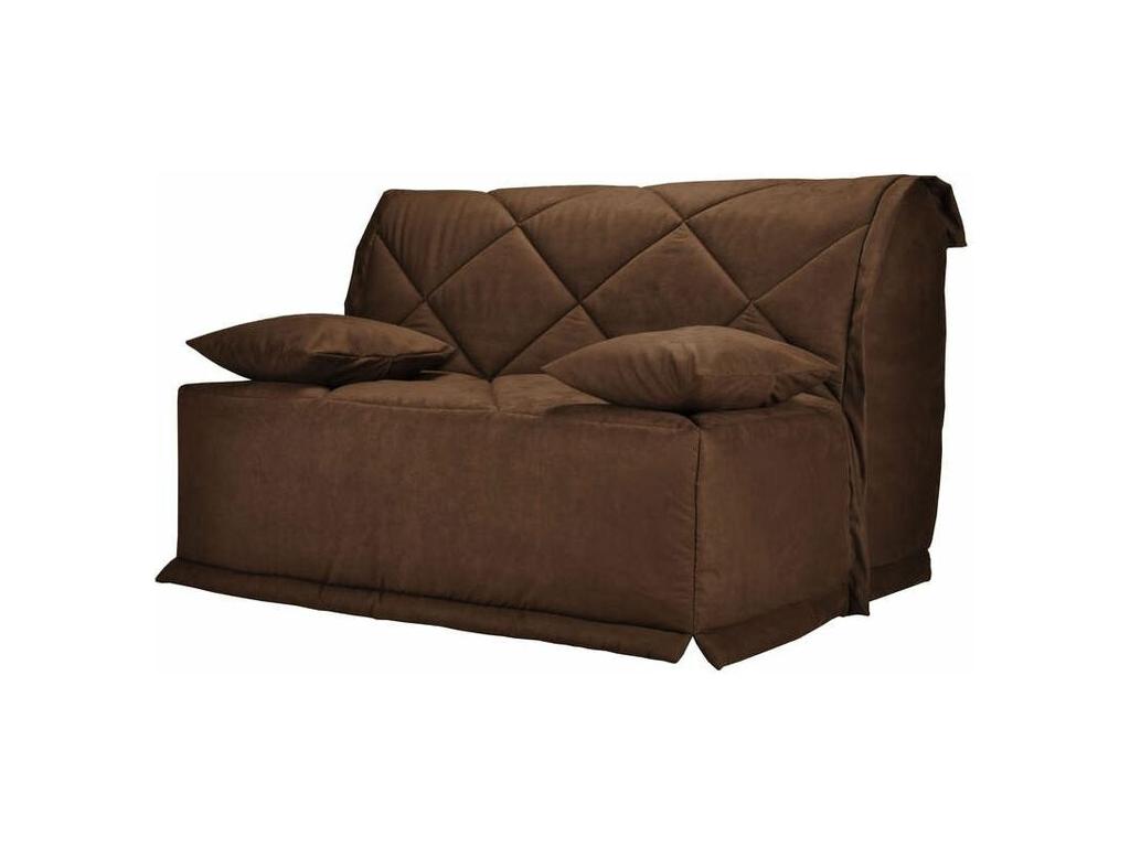 Chicyla microfiber sofa bed with 15cm mattress, Chicyla 140x200 - Light Brown DWQO33024