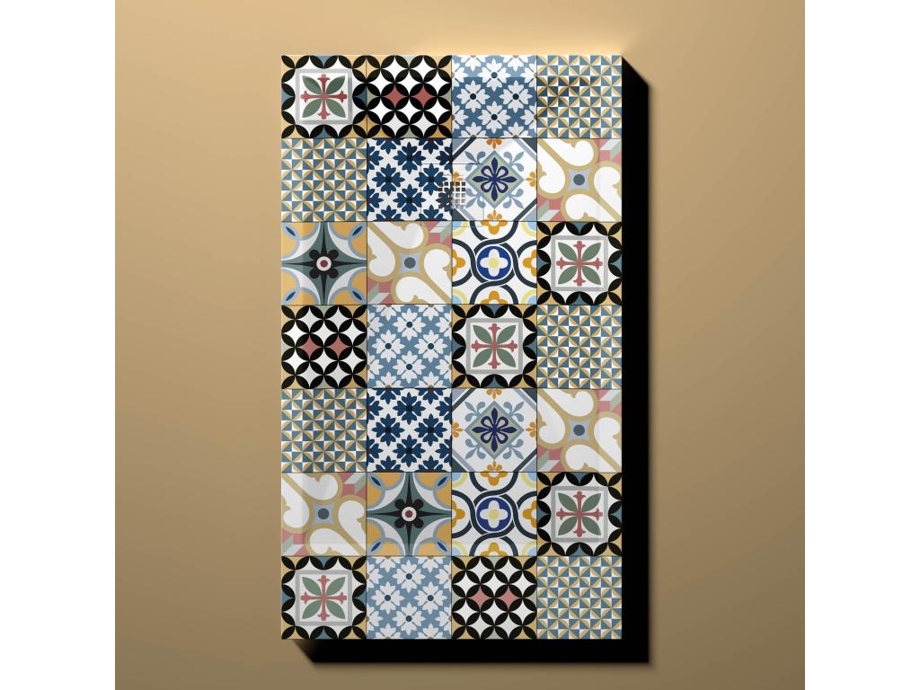 Chicyla 3D Color Hydraulic Shower Tray with Smooth Finish and Color Grid - 80x70 cm UHEH94626