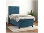 Chicyla bed base with dark blue mattress 100x200 OUNL96291