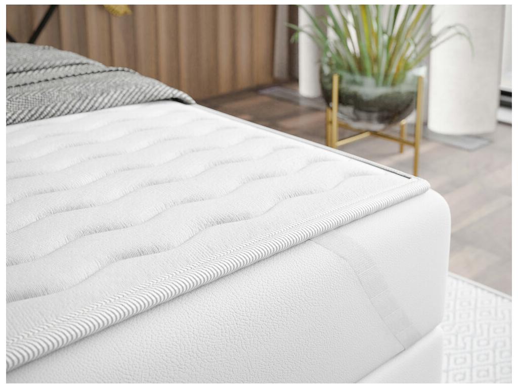 Domopure 142 Continental Bed Single Continental Black 90x200 Tapestry 90x207x114cm WTZH78166